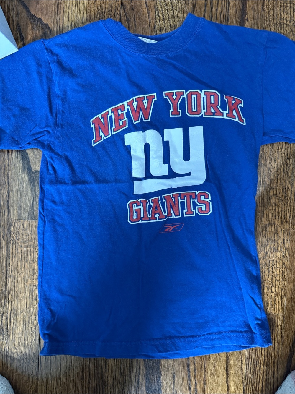 NFL New York Giants Royal Blue Short Sleeve Logo Tee